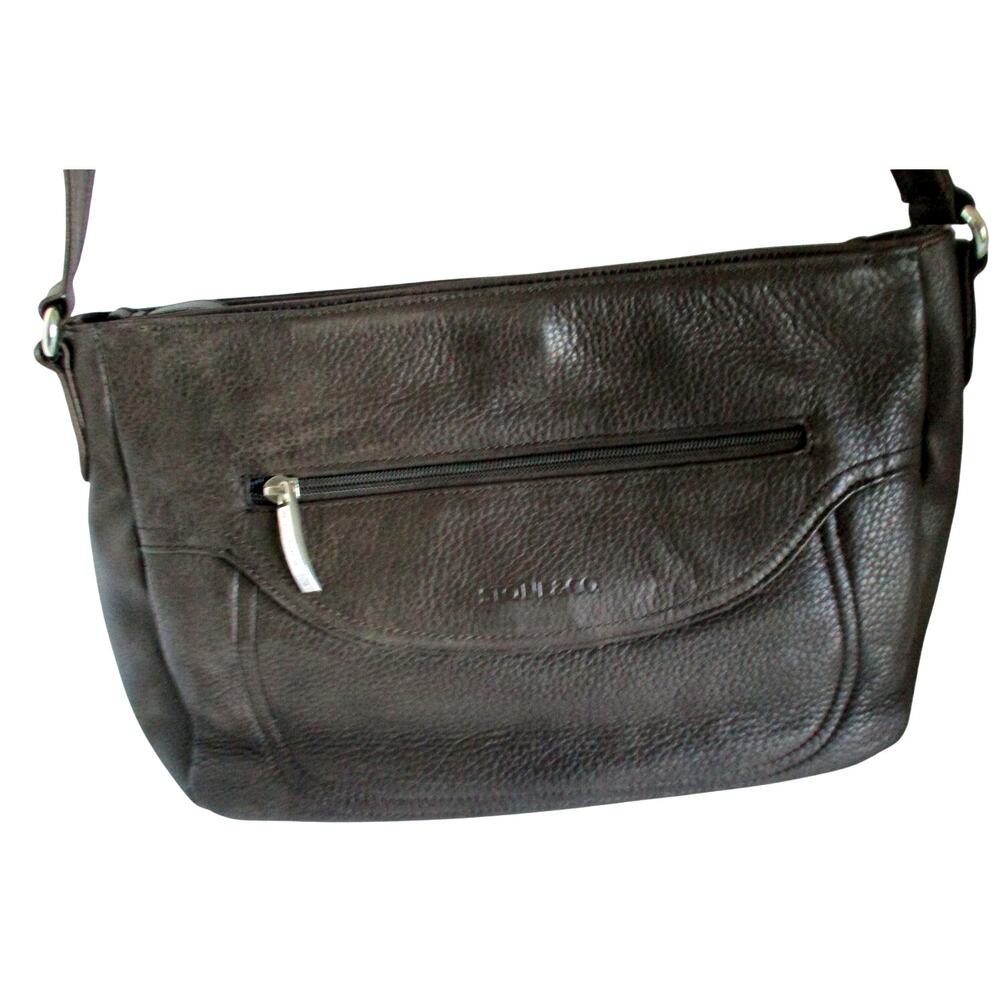 Stone & Co. Brown Leather Shoulder Adjustable Strap Purse